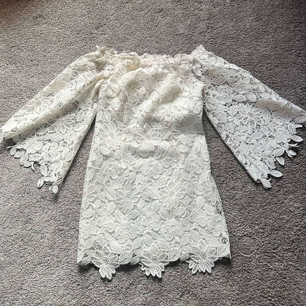 Free people White Lace Dress